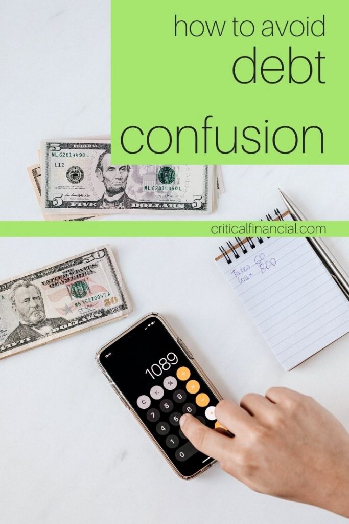 Avoid Debt Confusion